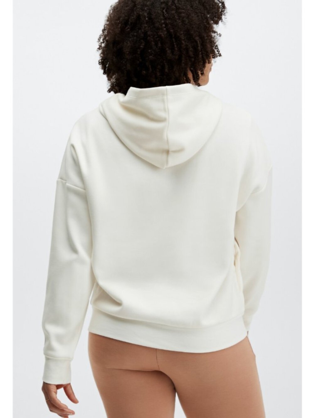 Fabletics Eco Go-To Pocket Hoodie – Ivory Color - Size M / NWT - Picture 3 of 3